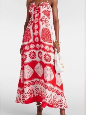 Calypso St. Barth Red Seashell Maxi